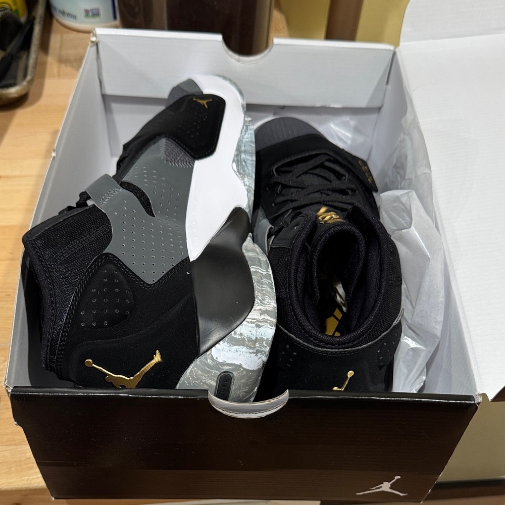 Brand new Nike Jordan Zion 2 TB Black and Metallic Gold